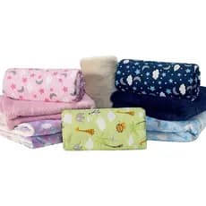 Mantinha Sherpa Bebê Estampada Algodão