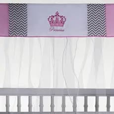 Mosquiteiro com Tule/ Bando para Berço Bebe Americano Nacional Barato