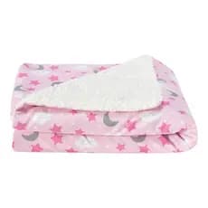 Manta de Bebê Sherpa 100% Algodão Estampada Para Menino e Menina
