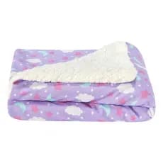 Manta de Bebe com Sherpa Cores 100% Algodão (antialergica)