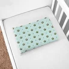 Kit 4 Fronhas De Berço Simples 30cmx40cm Bainha 200 Fios 100% Algodão