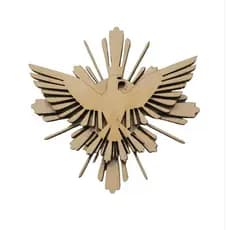 Espírito Santo Mdf aplique pequeno lembrancinhas