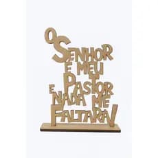 Lembrancinhas Igreja Cristã Encontros O Senhor é meu pastor e nada me faltará, Mdf cru decoração Casamentos.