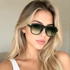 Oculos escuros feminino aviador