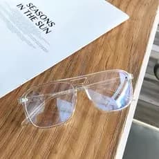Armação óculos com grau pra longe oculos miopia aviador design clássico para homens
