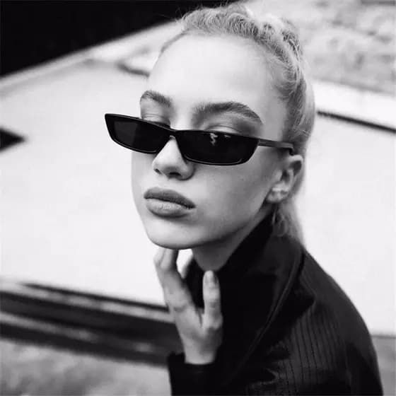 Óculos escuros para mulheres fashionista moda