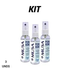 Kit Com 3 Unidades De Pedra Hume Splay Musa - 60ml Cada
