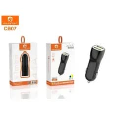 Carregador Veicular Turbo H'maston 4.1A Carga Rápida 2 USB + Cabo Tipo C Celular