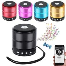 Mini Speaker WS-887 Caixa de Som Bluetooth Portátil Potente Sem Fio Original Bass Qualidade