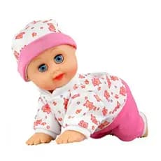 Boneca meu Bebê engatinha que anda faz som