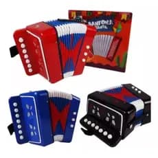 Sanfona Acordeon Gaita de brinquedo para crianças que da pra tocar música
