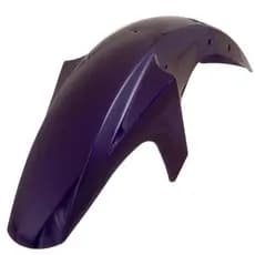 Paralama Dianteiro Compatível com YBR 125 2002 à 2004 Cor Roxo ABS 100% Virgem e Proteção UV