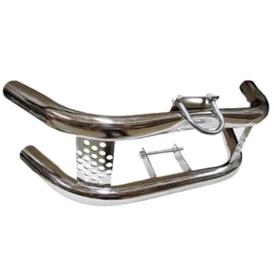 Protetor Mata Cachorro moto BROS 125 2003 á 2005 e BROS 150 2006 á 2008 Barra Dupla