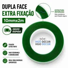 ENVIO FULL 8 Rolos fita dupla face 10mmX2m Extra forte transparente acrílica - PRONTA ENTREGA