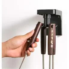 Porta Talher Giratório Suporte Parede Utensílio Cozinha