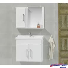Conjunto Dubai gabinete de banheiro com pia e espelheira