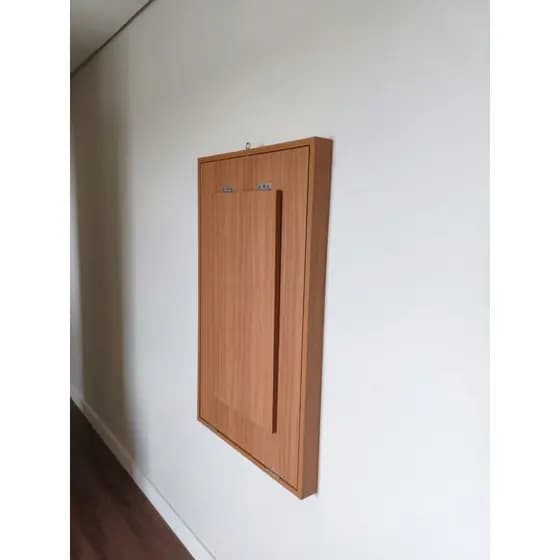 Mesa Dobrável De Parede MDF 18mm – Compacta, Moderna e Resistente, mesa para escritório.