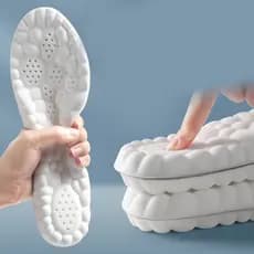 Palmilhas Esportivas De Látex De Alta Elasticidade Soft Shoe Pads Suporte De Arco Ortopédicas Desodorante Respirável