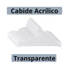 50 Cabides Acrílico Adulto Reforçado para Loja Direto da Fabrica Kit Cabide
