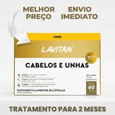 Lavitan Cabelos e Unhas 60 Cápsulas Cimed