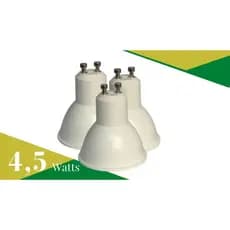 4 lâmpada Dicróica Led  MR-16 4,5w GU10 Branco Quente 3000k Bivolt