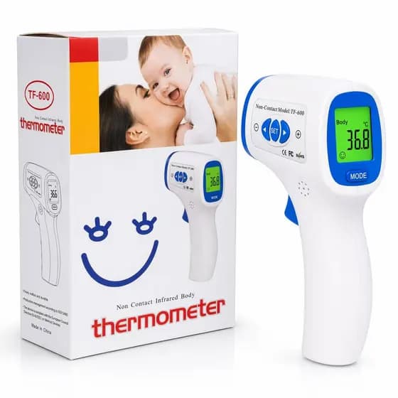 Termômetro Digital Infravermelho Sem Contato Medição de Temperatura Rápido, Preciso e Multifuncional