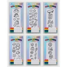 Meia Para Colorir Infantil Com Canetinhas – Lavável e Reutilizável Presente Premium