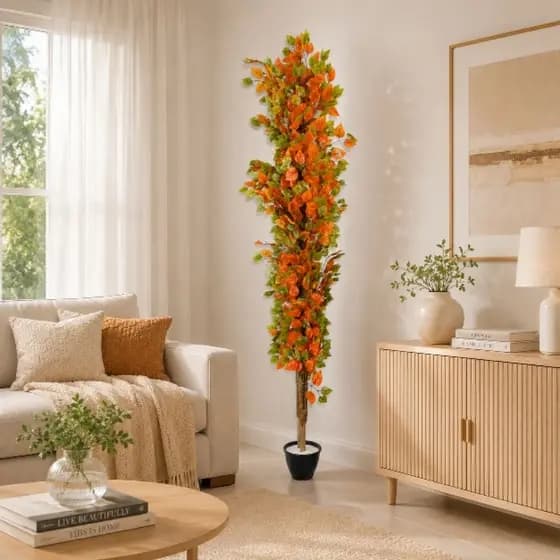 Planta Arvore Artificial Grande 1,70 Metro Folhagem Real Sem Vaso