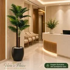 Planta Artificial Arvore Palmeira Coqueiro Sem Vaso Decoração E Enfeite