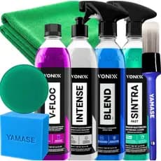 Kit Vonixx Completo V-FLOC + Sintra Fast + Cera Blend + Intense 500ml Limpeza Automotiva