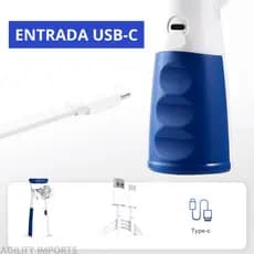 Nebulizador Inalador Sem Fio Usb Silencioso Para Adultos Crianças Com Acessórios Mesh JSLW-W302