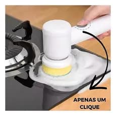 Escova Elétrica de Limpeza 5 em 1 Sem Fio Multifuncional Cozinha Banheiro Ferramenta FE08