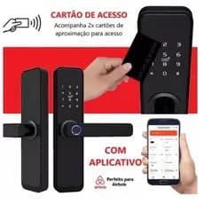 Fechadura Biométrica Eletronica Digital Touch Card Senha BBG SMART LOCK