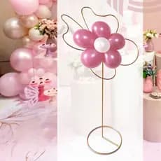 Kit 2 Borboleta Com Suporte De Pé Ferro Para Decor Jardim