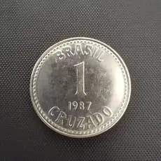 Moeda 1 Cruzado 1987