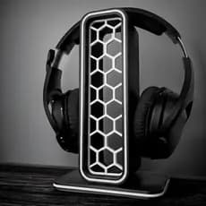 Suporte para Headset e Fone de Ouvido – Base Estável, Design Premium para Setup Gamer