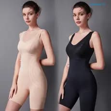 [Agora] Body Modelador Feminino Fino Controle De Barriga Escultura De Corpo Sem Costura Apertado Push Up Levantador De B