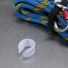 Rope Protective Cover Quick Release Buckle Outdoor End Durable Plastic U-shaped Anti-wear Sleeve for Camping Climbing Hi