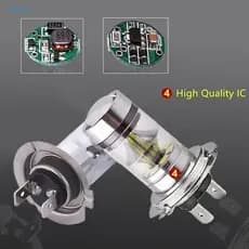 Luz Do Carro Super Brilhante Forte Penetração Liga De Alumínio 12V Lâmpada Halógena Condução Farol Suprimentos Veículo