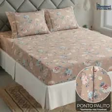 Jogo de Cama 400 Fios Solteiro, Casal, Queen Roupa de Cama Tecido Aveludado Macio Premium