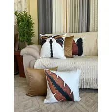 Kit 5 Capas de Almofadas Decorativas Premium em Suede 45x45 cm 6. Kit 5 Capas de Almofadas para Sala