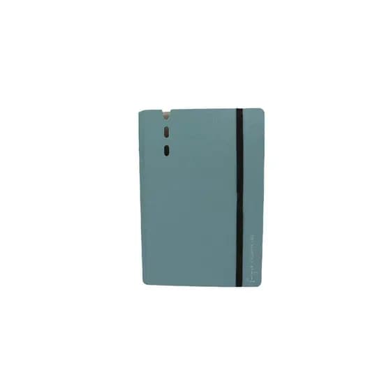 Agenda Planner Caderno Fichario A6 PVC Dura (Cor Azul)