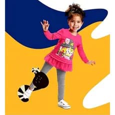Conjunto   moletom infantil ZigZigZaa
