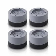 Kit 4 Pé Nivelador Multifunções Para Maquina de lavar Suporte Secadora Anti Vibração Lava E Seca