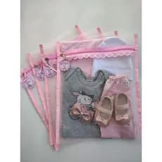 kit com 4 saquinhos maternidade com Tag papel fotográfico