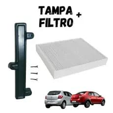 Tampa Do Filtro De Ar Condicionado Logan Sandero Adptação CES2198 todos os modelos até 2010