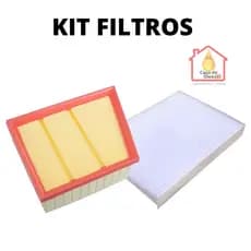 KIT Filtro De Ar + Ar Condicionado New Fiesta New Ka New Eco até 2016 AL2504 CES1108