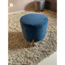 puff para sala, quarto ou recepção ! Puff estiloso com tecido de veludo sofisticado