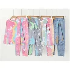 Pijama de Frio Feminino 8 a 13 anos Soft Peluciado Inverno Conjunto Quentinho