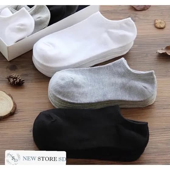 Meia Kit 24 Pares de Meias Soquete Cano Curto Masculina Feminina Unisse